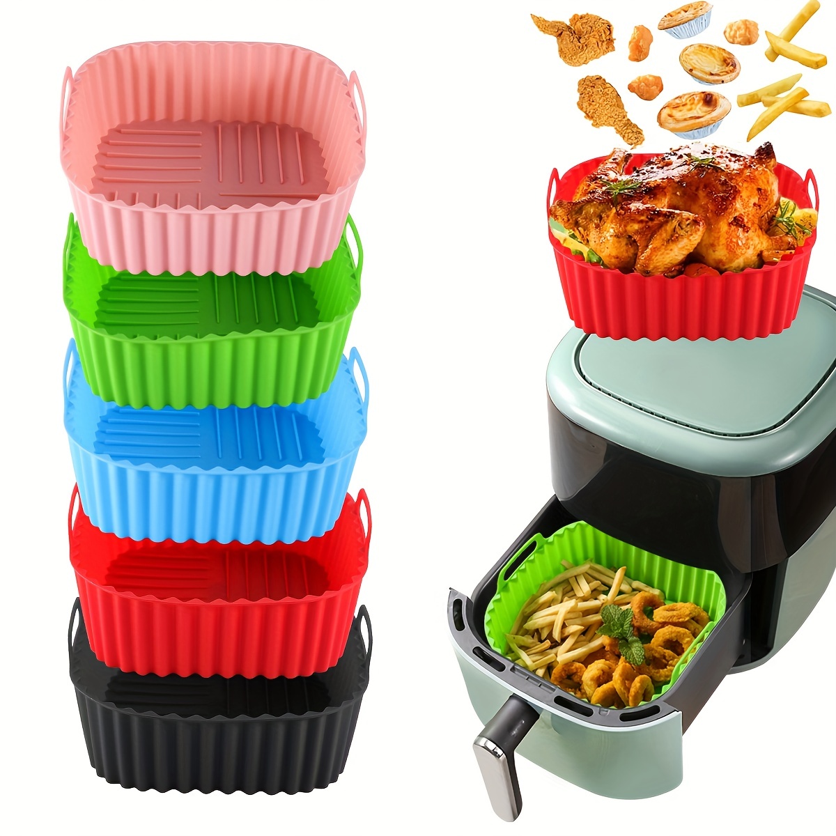 1 square silicone air fryer li - Kitchen Baking Gadgets avis et prix
