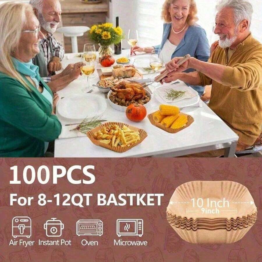 100pcs, Square Disposable Air  - Kitchen Baking Paper avis et prix