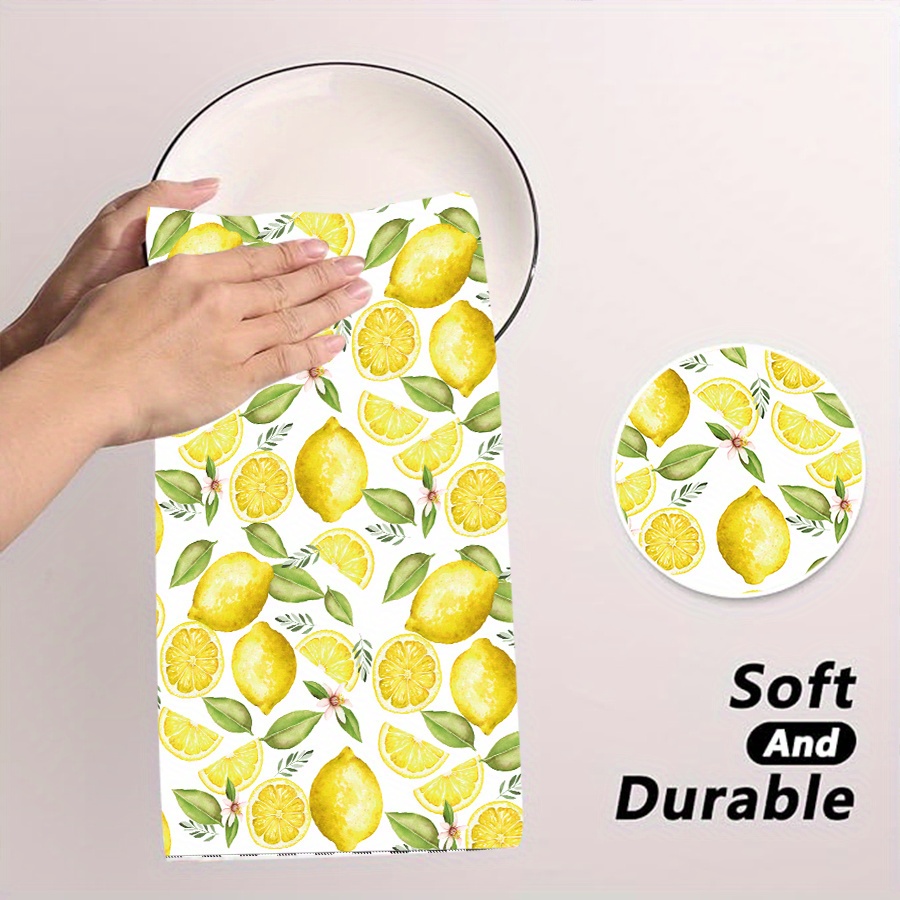 2Pcs, Lemon Wreath Kitchen Tow - Kitchen Baking Necessities avis et prix