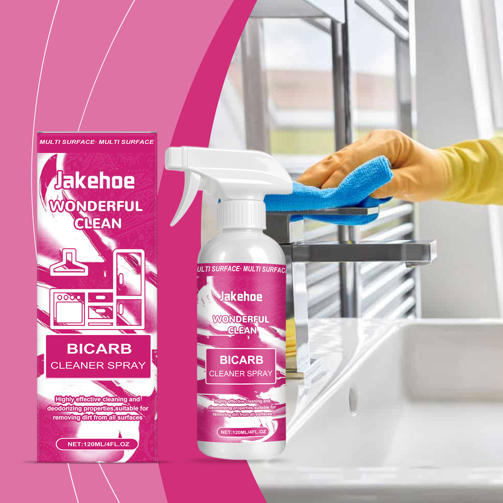 Baking Soda Cleaning Spray,Hea - Kitchen Cleaner With Baking Soda avis et prix