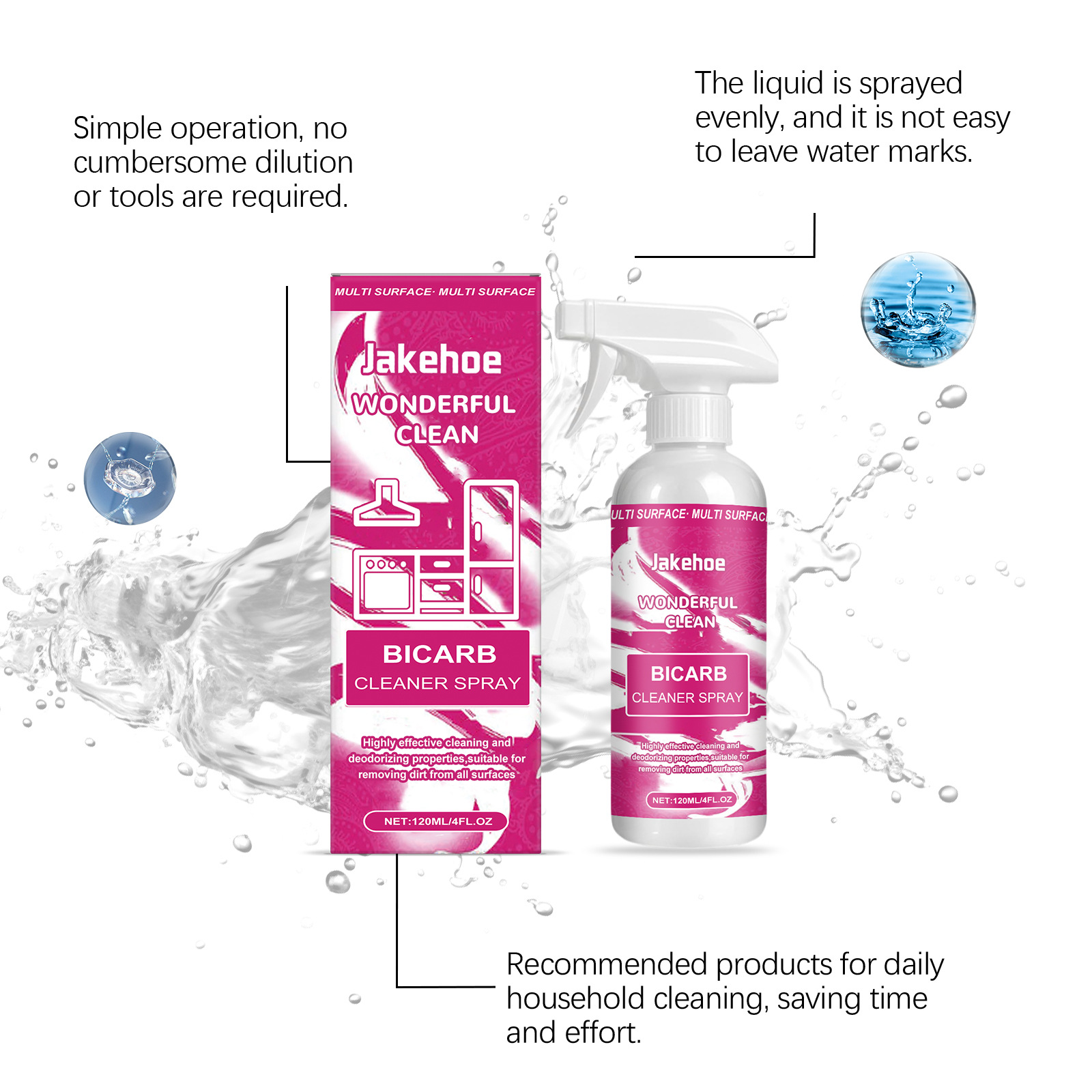 Baking Soda Cleaning Spray,Hea - Kitchen Cleaner With Baking Soda avis et prix