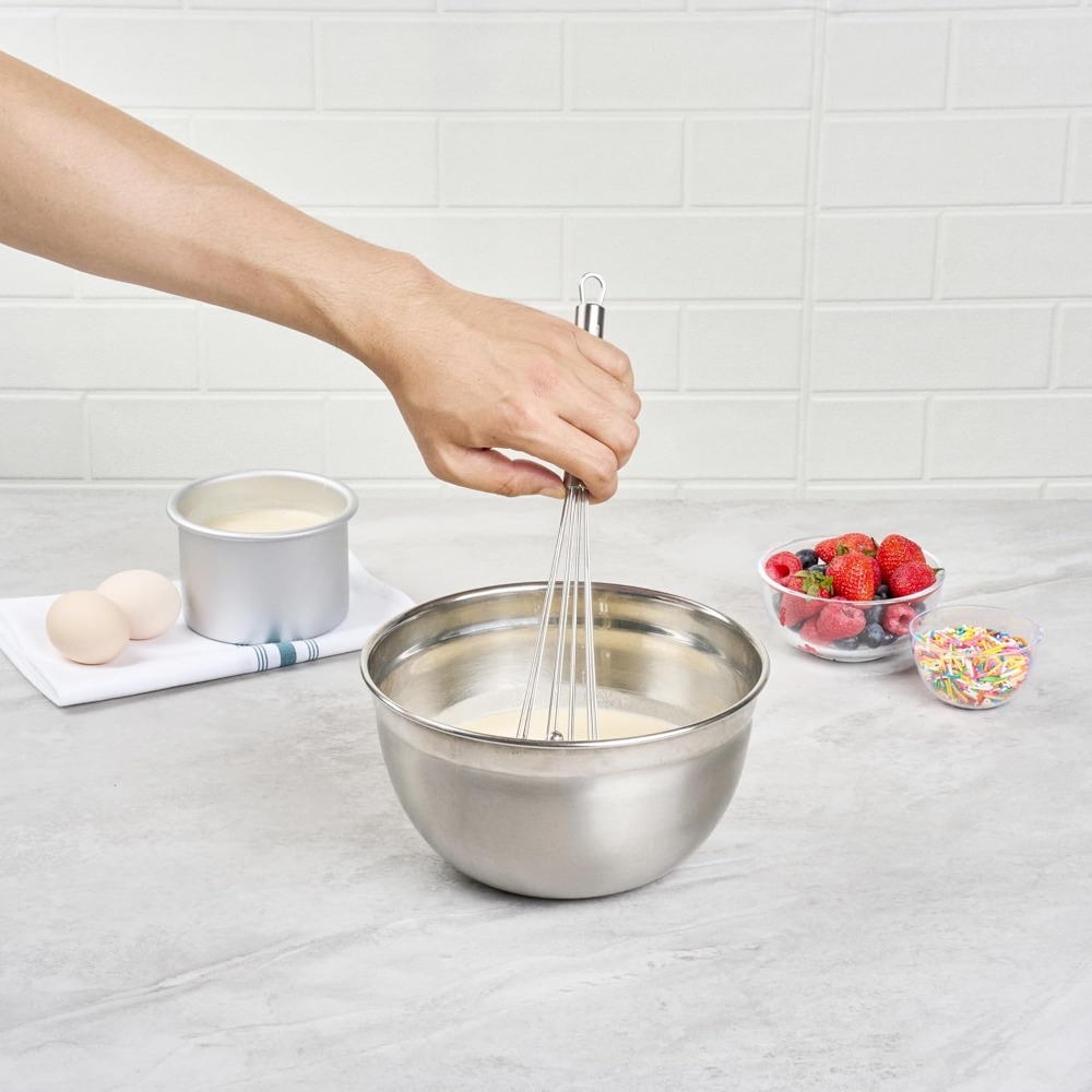 Stainless Steel Manual Egg Bea - Kitchen Baking Necessities avis et prix