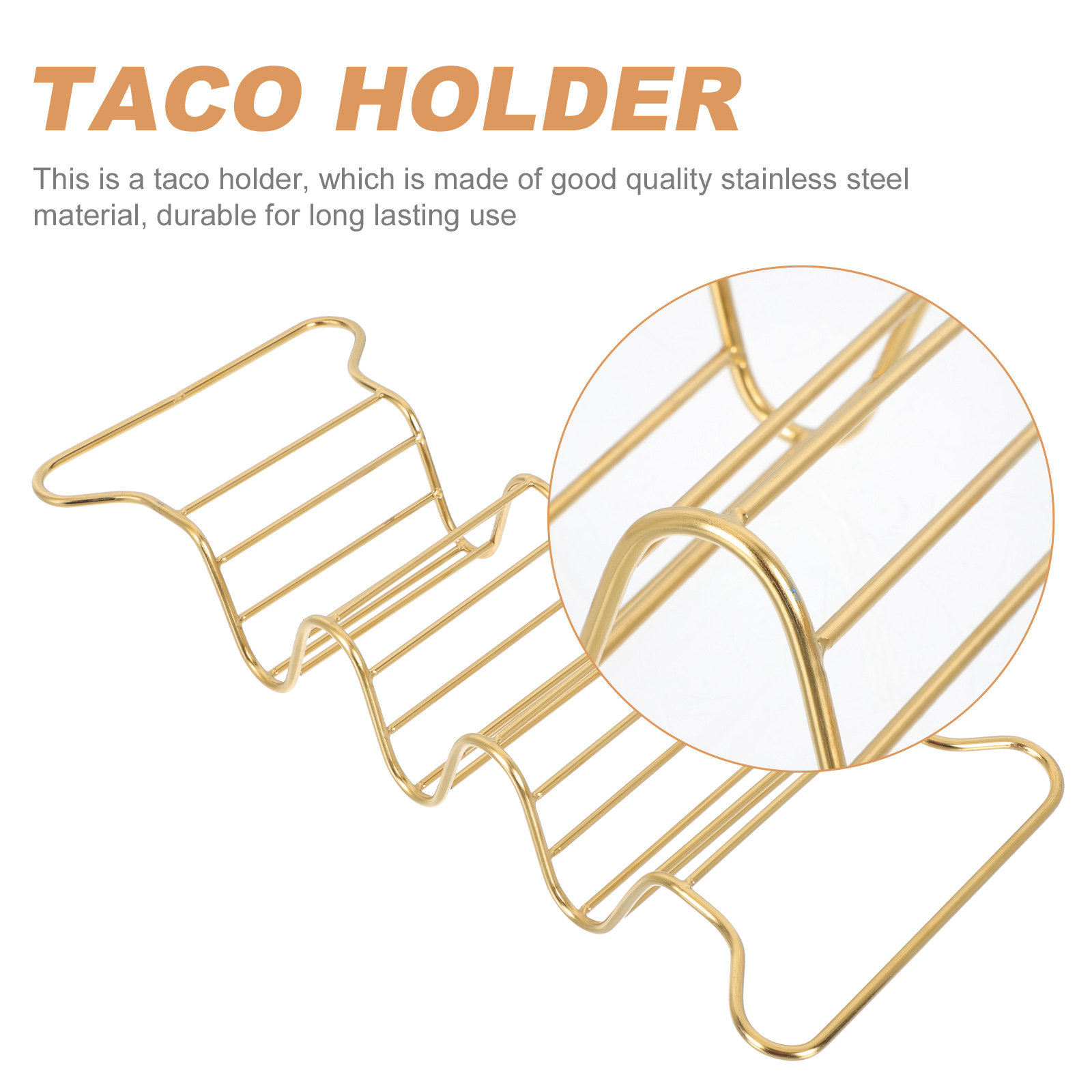 1Pcs Stainless Steel Taco Rack - Kitchen Baking Gadgets avis et prix