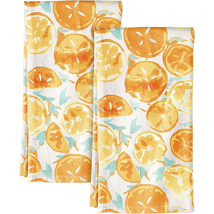 2Pcs, Watercolor Citrus Orange - Kitchen Baking Necessities avis et prix