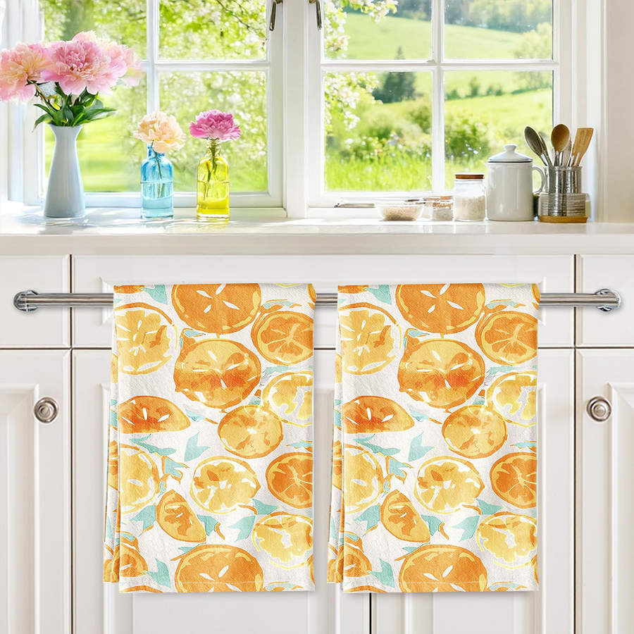 2Pcs, Watercolor Citrus Orange - Kitchen Baking Necessities avis et prix