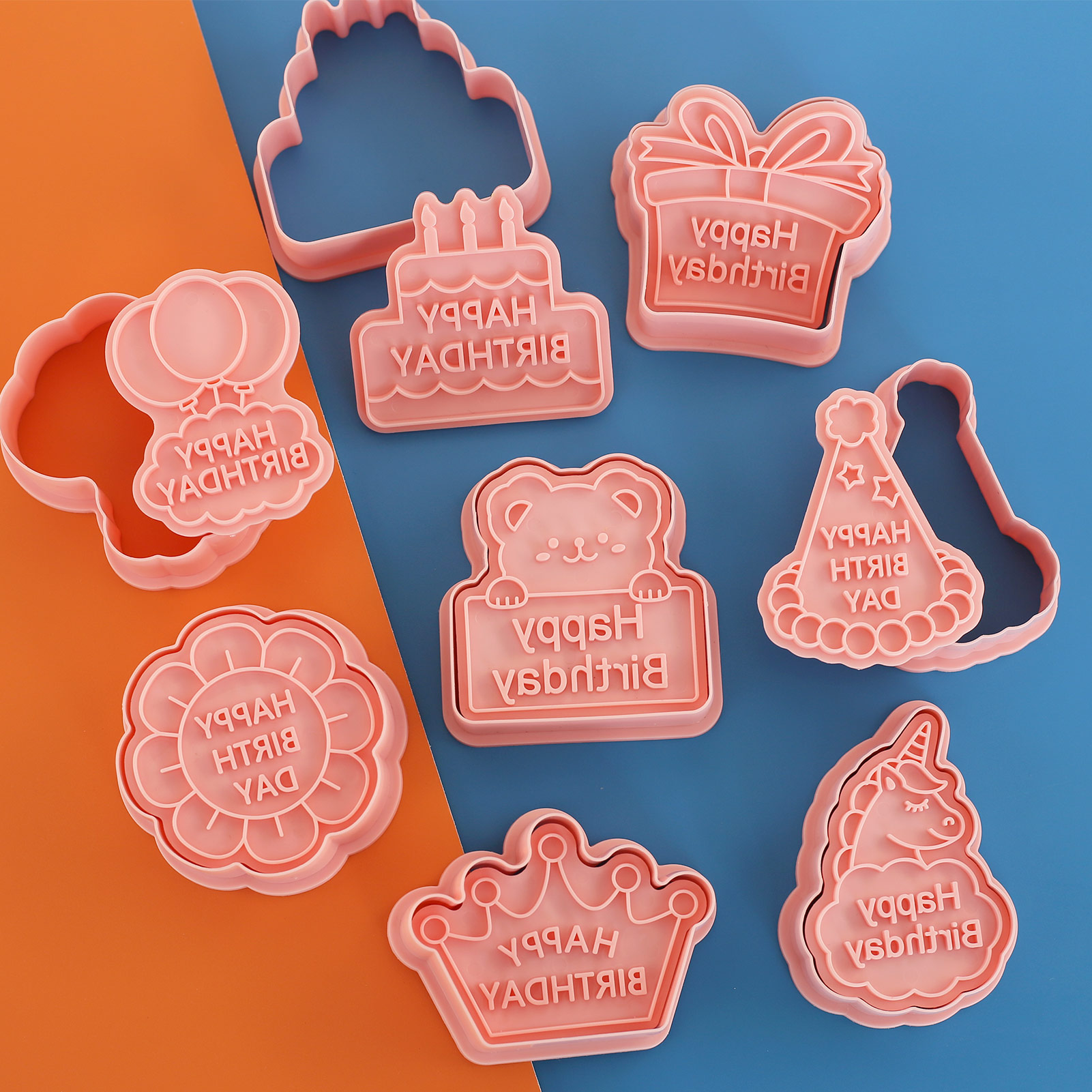 8pcs Happy Birthday Cookie Cut - Kitchen Baking Cookies avis et prix
