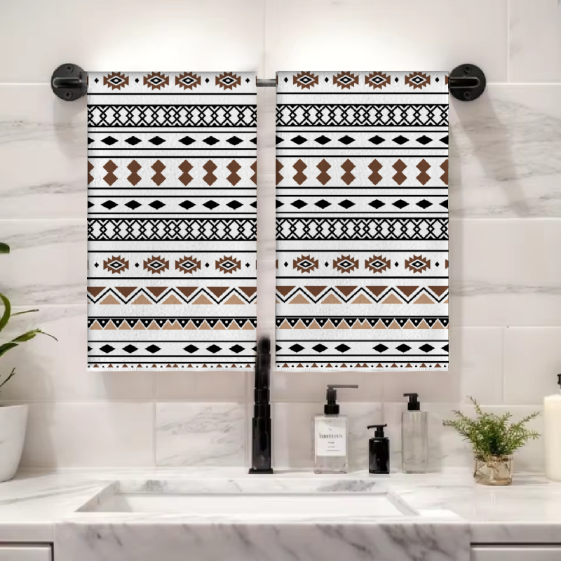 2Pcs, Exotic Geometric Striped - Kitchen Baking Necessities avis et prix