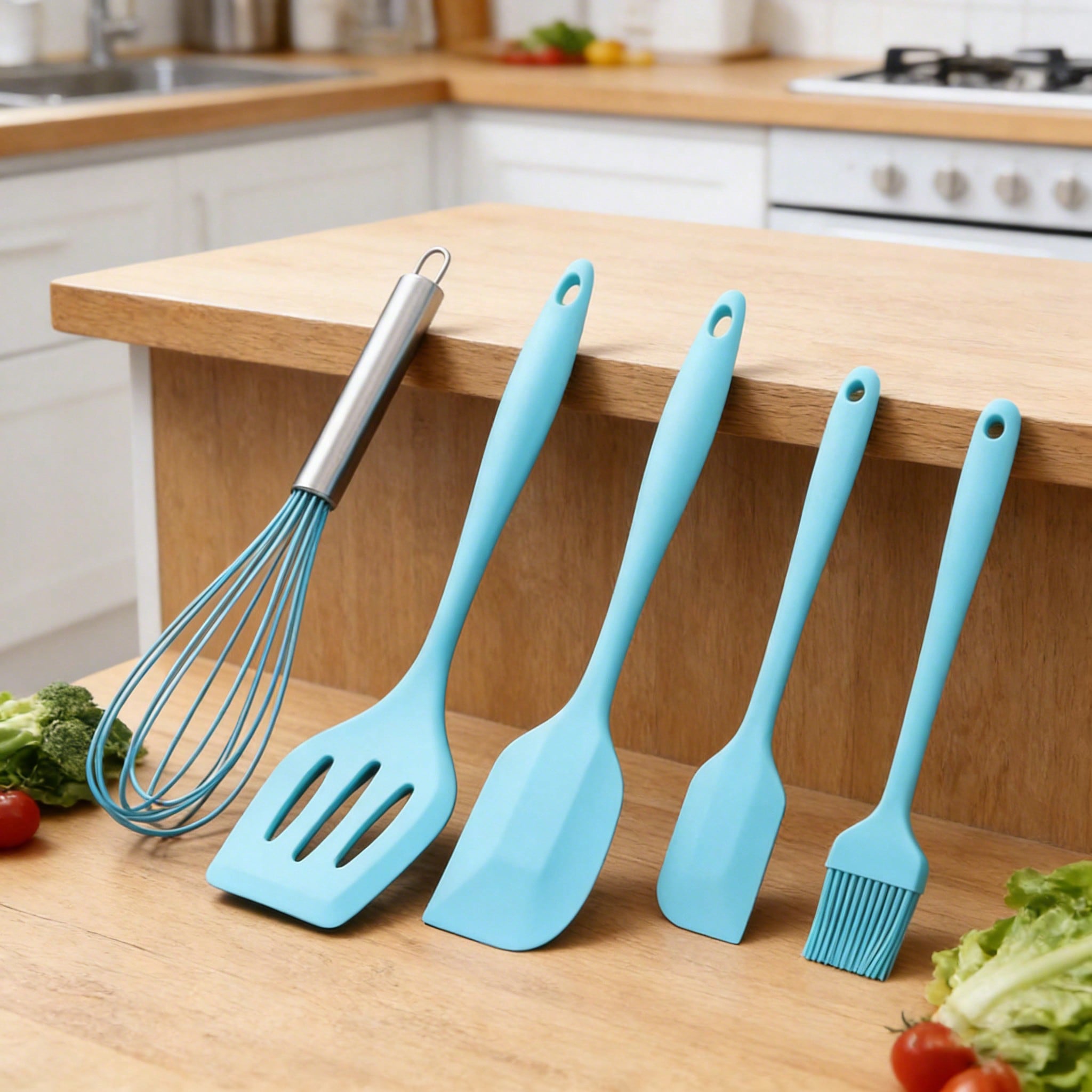 Silicone Cooking Utensils Set, - Kitchen Baking Gadgets avis et prix