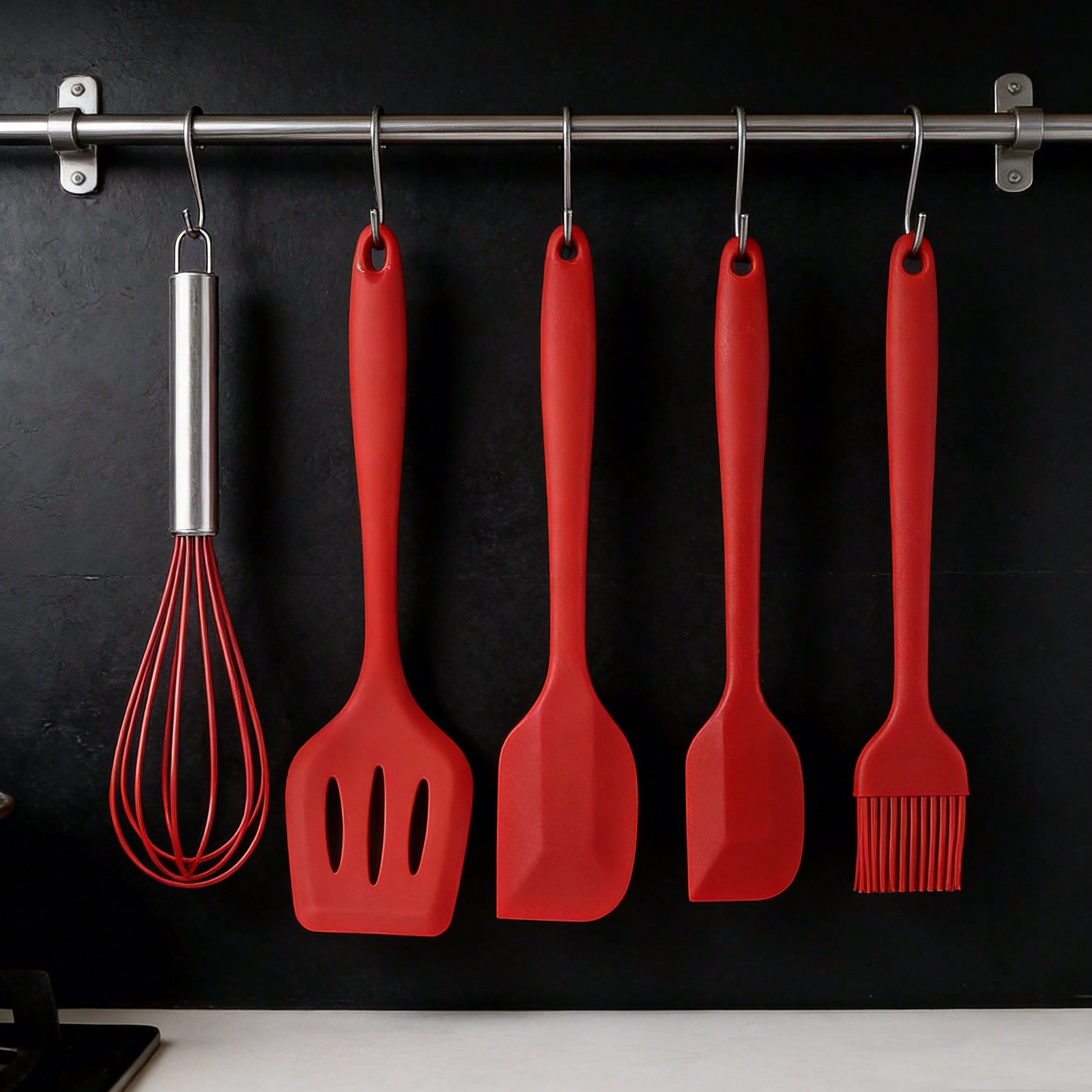 Silicone Cooking Utensils Set, - Kitchen Baking Gadgets avis et prix