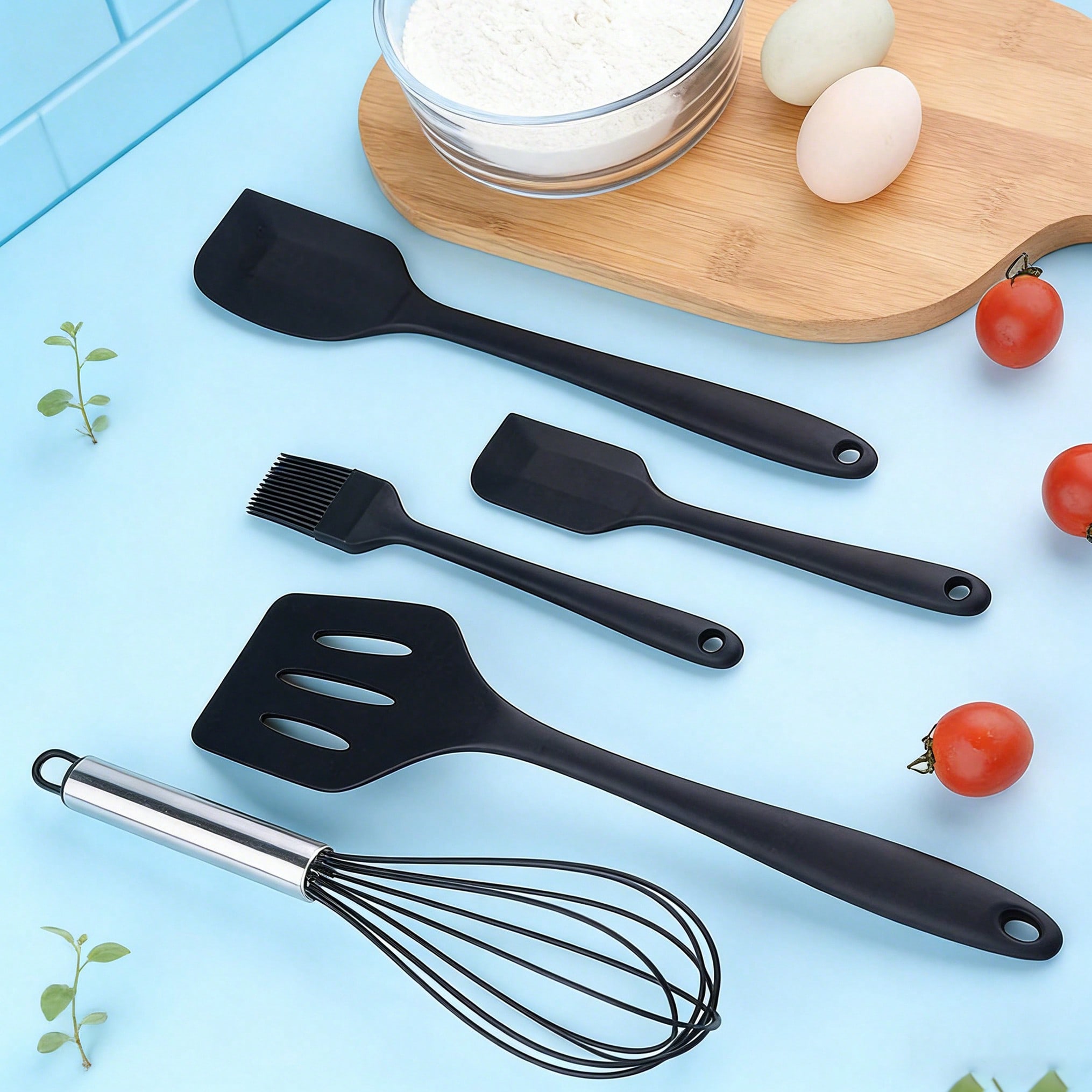 Silicone Cooking Utensils Set, - Kitchen Baking Gadgets avis et prix