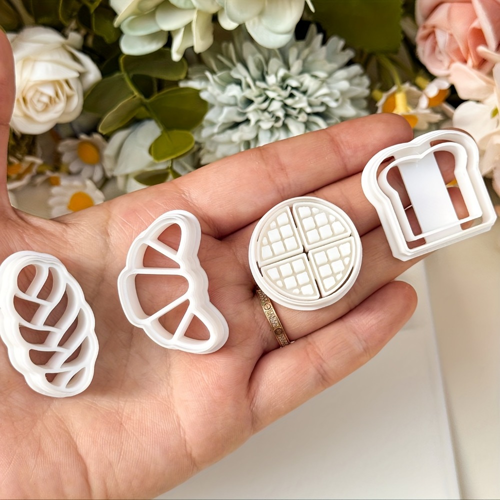 4Pcs Bread Themed Cookie Cutte - Kitchen Baking Cookies avis et prix