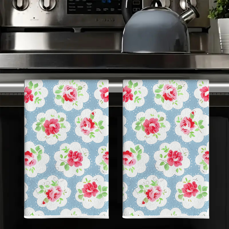 2Pcs, Blue Background with Pin - Kitchen Baking Necessities avis et prix