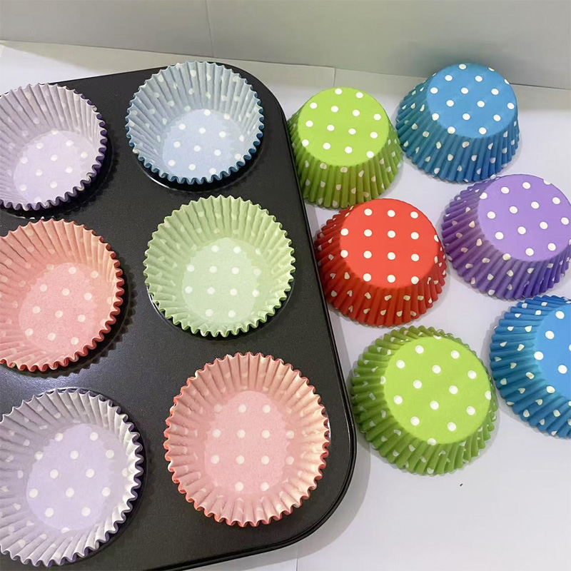 100Pcs/200Pcs Polka Dot Cake P - Kitchen Baking Paper avis et prix