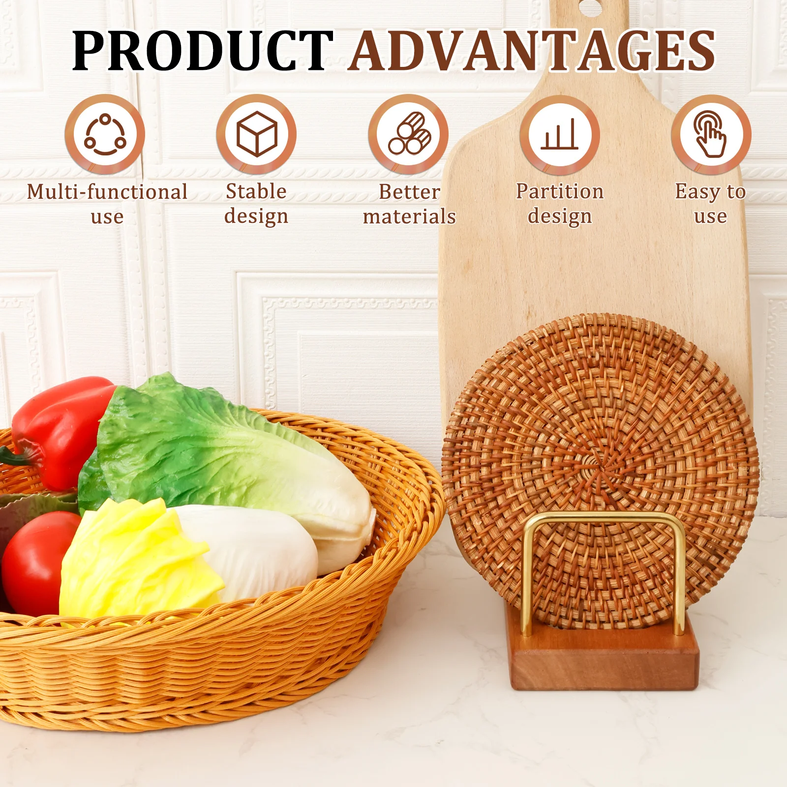 Pot Lid Rack Cutting Board Org - Kitchen Cabinet Baking Organizer avis et prix