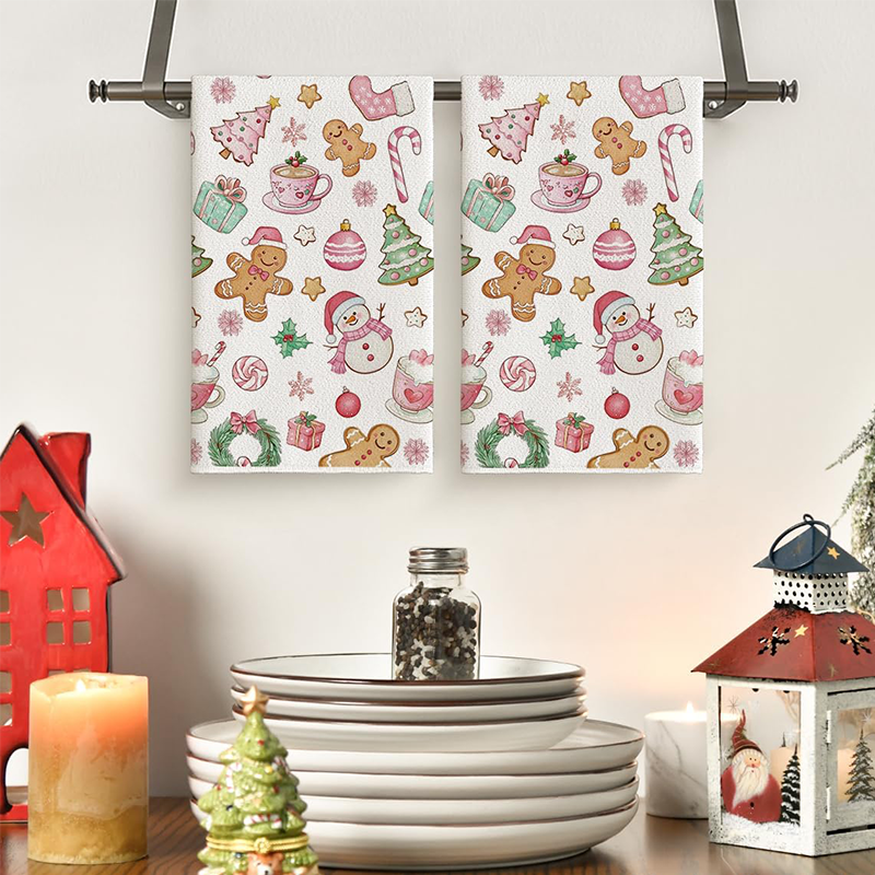 2Pcs, Pink Snowman Christmas T - Kitchen Baking Necessities avis et prix