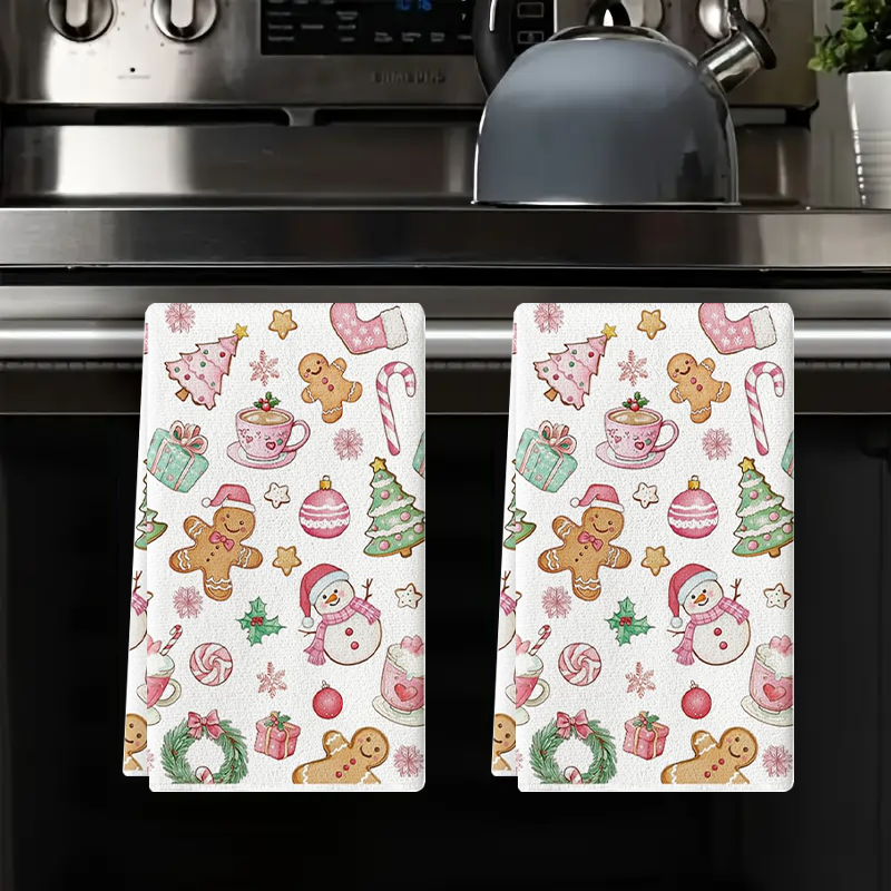 2Pcs, Pink Snowman Christmas T - Kitchen Baking Necessities avis et prix