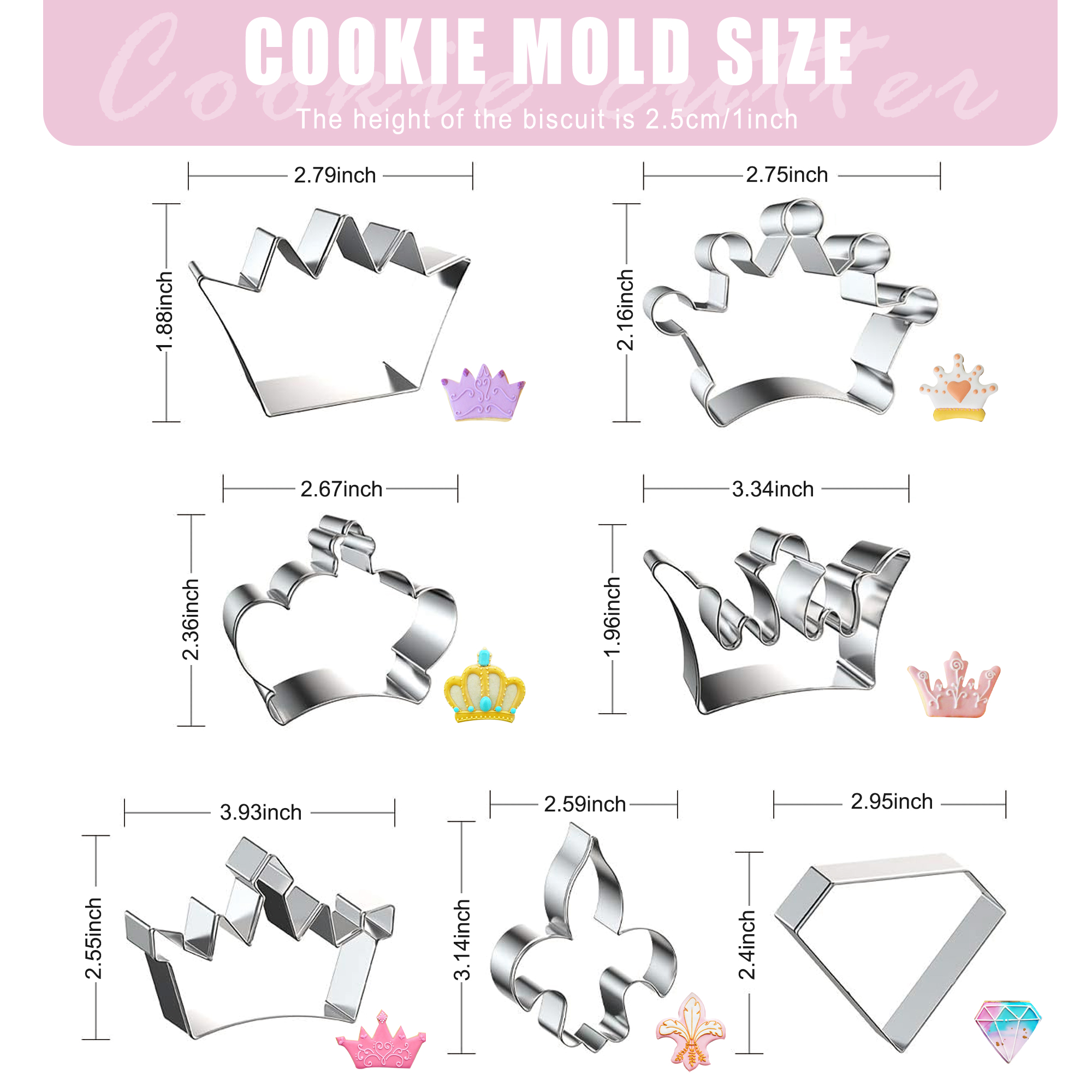 Crown Cookie Cutter Baking Coo - Kitchen Baking Cookies avis et prix