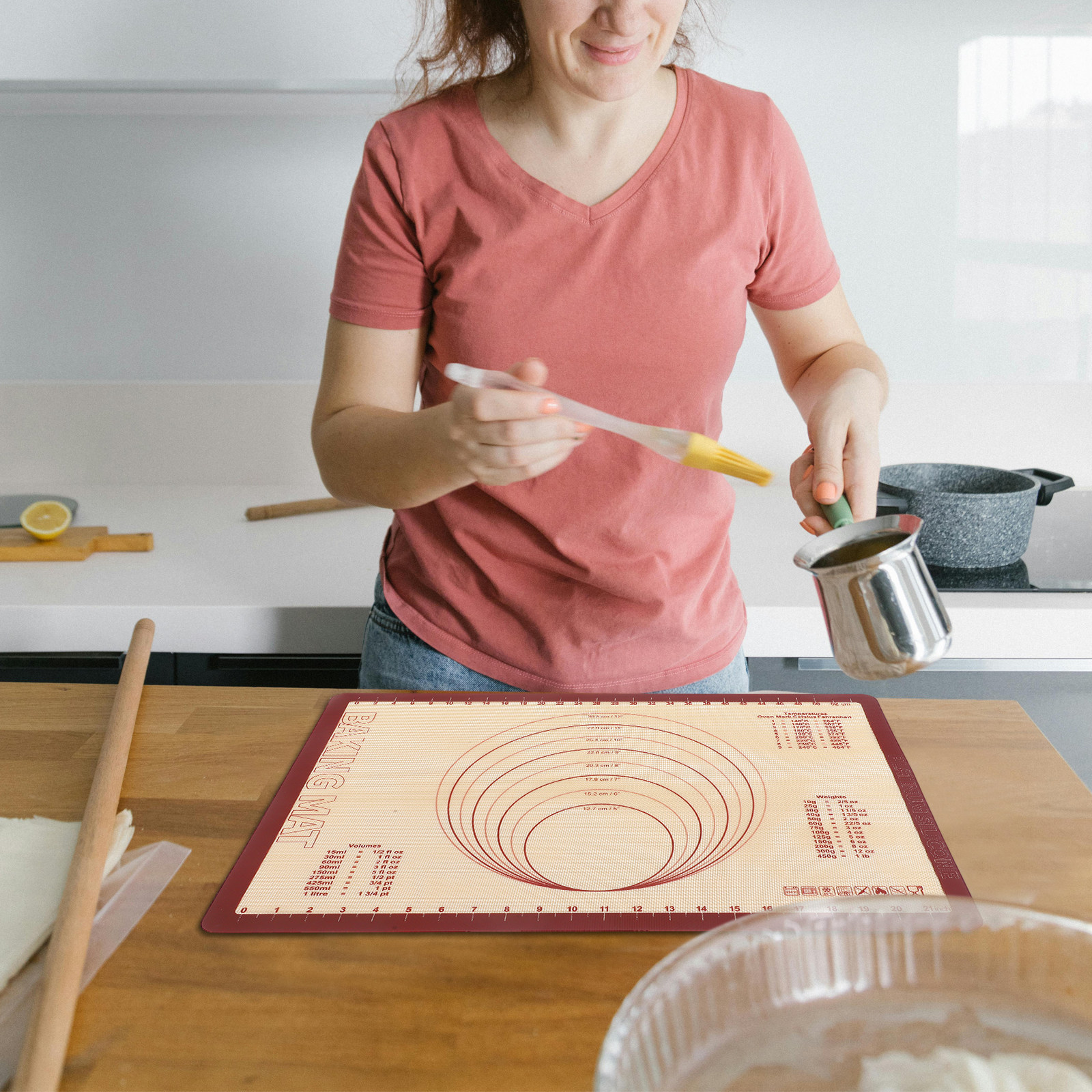 Reusable Silicone Baking Mat N - Kitchen Baking Mat avis et prix
