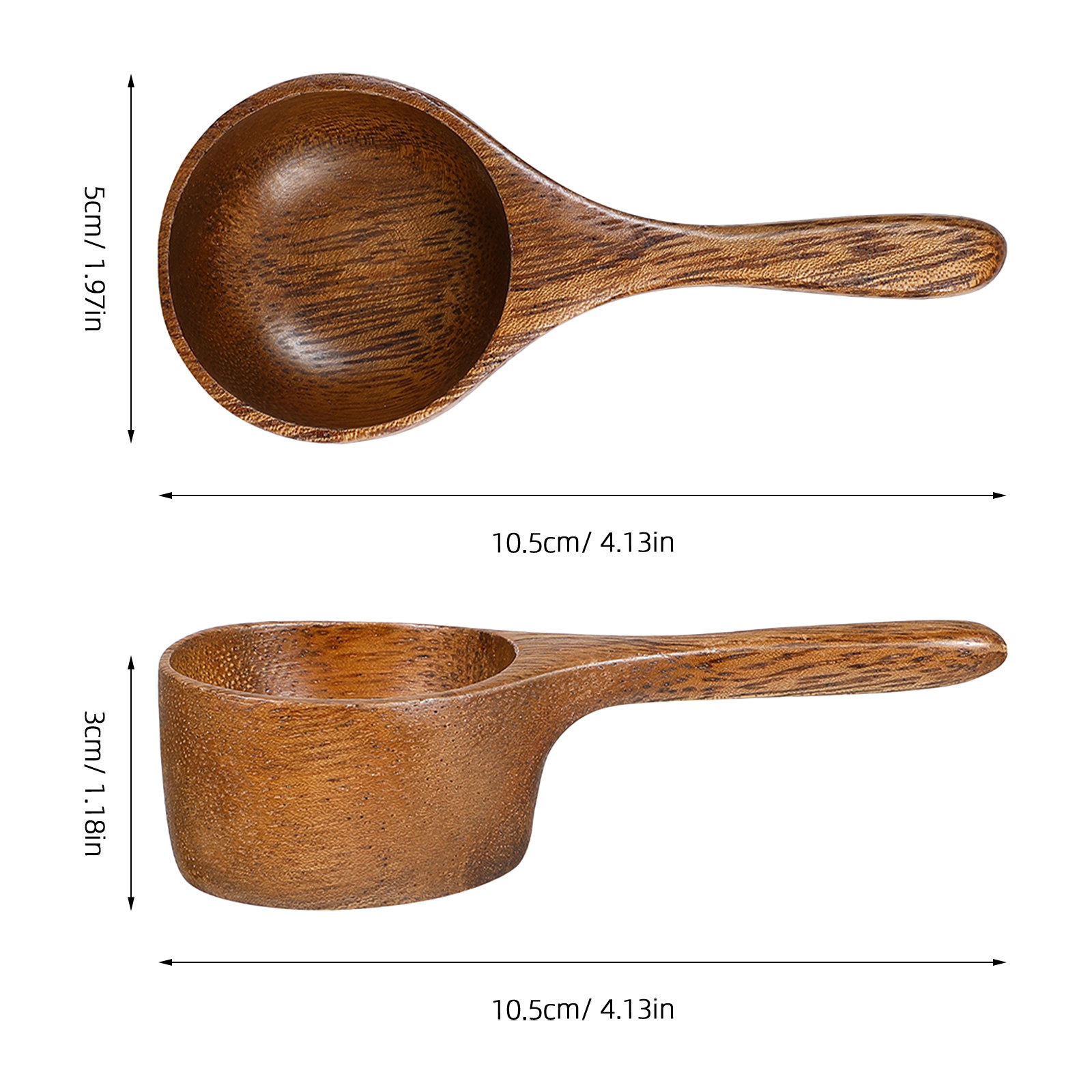 Wooden Coffee Scoop Measuring  - Kitchen Baking Soda avis et prix